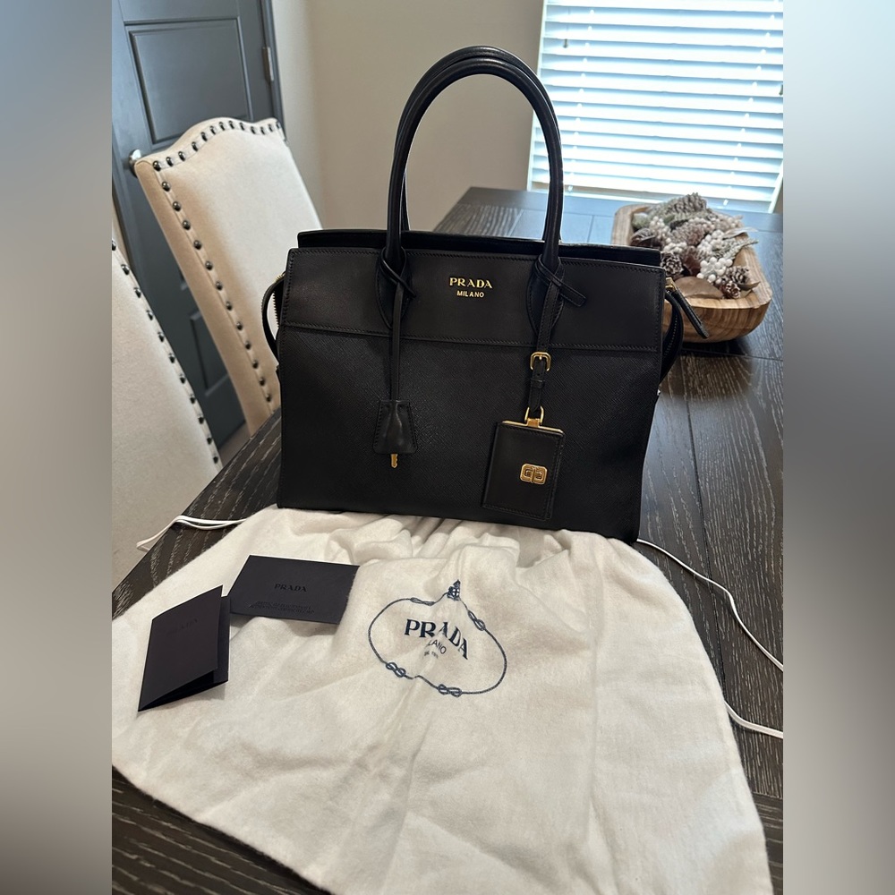 Prada Saffiano City Calf Esplanade | purse | crossbody bag